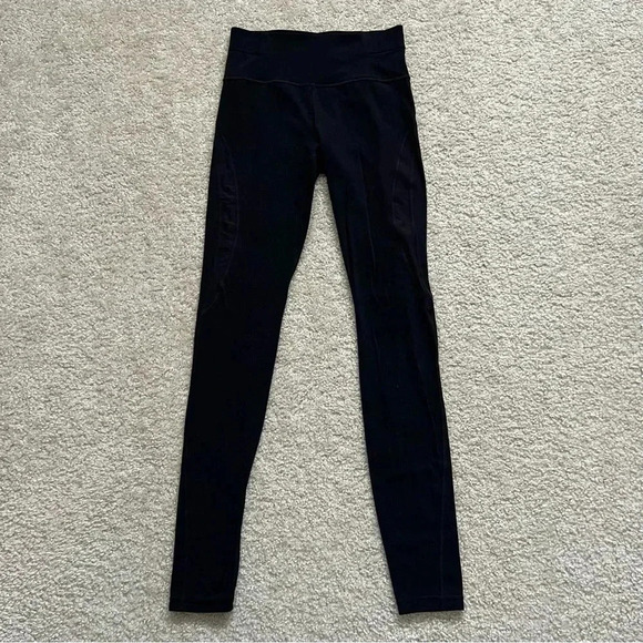 Athleta Aura Heel Tight Leggings Black Wm Size Small Style# 487629 $119 Active - Picture 15 of 16